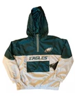 Philadelphia Eagles 午夜绿色套衫夹克 1/4 拉链 NFL - 大号 L 全新带标签
