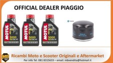 KIT TAGLIANDO GILERA GP 800 2007 2008 2009 2010 2011 MOTUL 10W40 + FILTRO