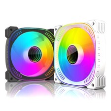 CPU-Lüfter 120mm ARGB Gehäuselüfter 4pin PWM Silent Computer Lüfter 1800 RPM