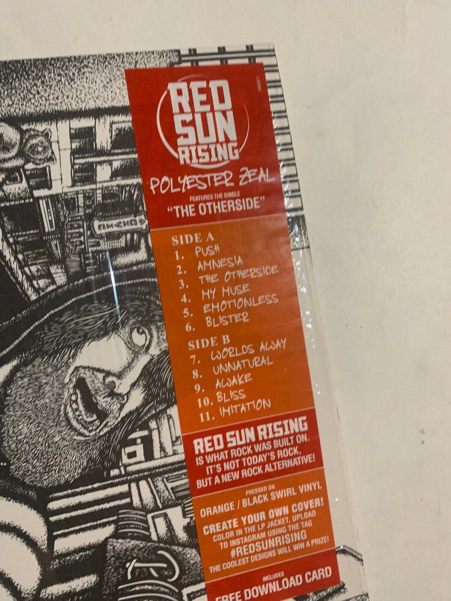 Red Sun Rising : Polyester Zeal vinyl lp record authentic orange