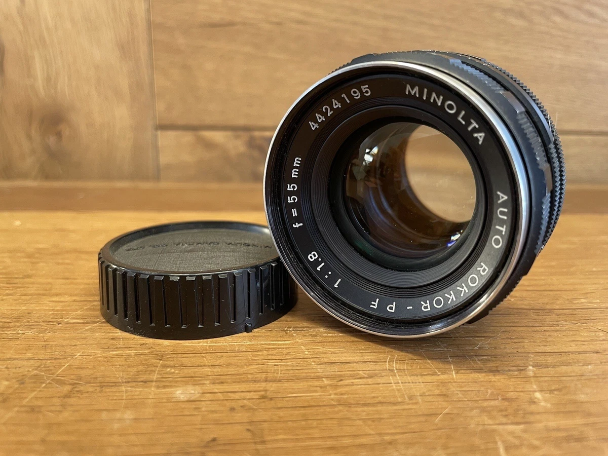Minolta Rokkor PF 55mm Focal f/1.8 Camera Lenses for sale | eBay