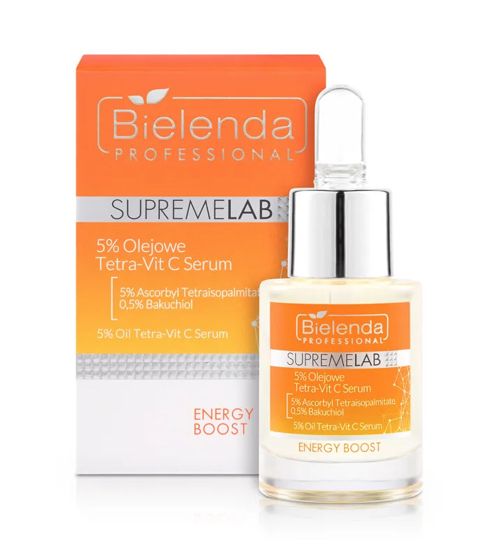 Bielenda Professional Supremelab Energy Boost 5% Oil Tetra-Vit C Serum 15ml