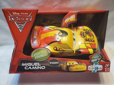 New 2010 Disney Pixar Cars 2 Toys R Us Exclusive Miguel Camino Lights ...