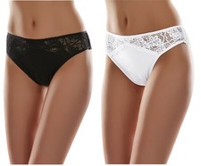 Merry Style Damen String Strings Tanga Damenstring Baumwolle Weicher Spitze S-L