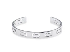 Marc By Marc Jacobs Silver Tone Cuff Bracelet - One Size