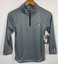 Missouri Tigers CHAMPION Youth Gray 1/4 Zip MEDIUM NWT or LARGE Preowned