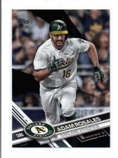 ADAM ROSALES 2017 TOPPS SERIES TWO #377 BLACK PARALLEL #26/66 AY7979