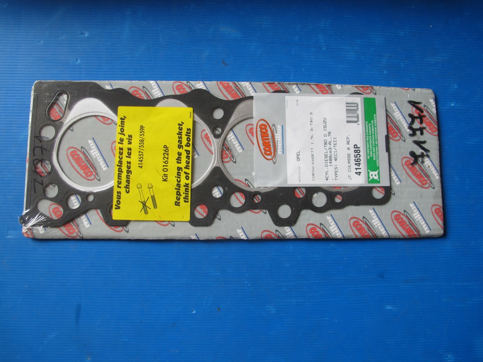 Joint de culasse Corteco haute résistance pour Opel Corsa Kadett 1.5D