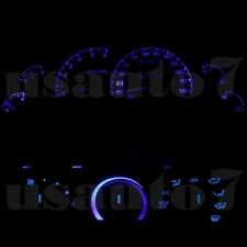 Cluster Gauges AC Heater Climate Control Blue LED LIGHTS Fit 95-01 Ford Explorer