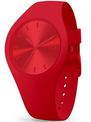 Ice-Watch ICE 017912 colour Spicy Medium rot Herrenuhr Damenuhr Silikon neu  M9