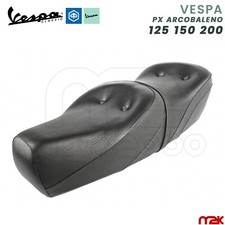 SELLA CUSTOM KING QUEEN NERA PER PIAGGIO VESPA VESPONE PX PE ARCOBALENO 125 150