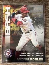 2020 Topps Stadium Club VICTOR ROBLES Bash and Burn Insert Nationals #BAB-10