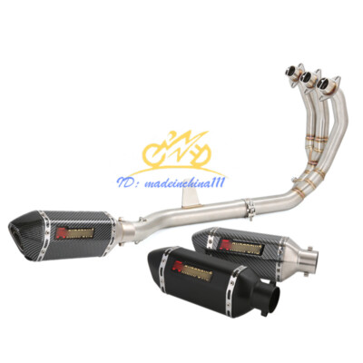 For Triumph Trident 660 Tiger 660 Complete Exhaust System Front Pipe Muffler Tip