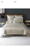 Hotel Collection Crystalle Champagne F/Queen Duvet Cover 5Shams-Brand New