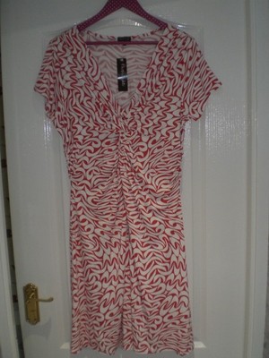 phase eight red and white dress
