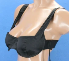 Finesse Finesser Unlined Underwire Slip On Balconette Bra NWT Size Medium #C1079