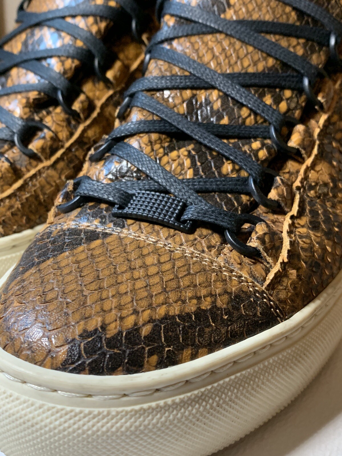 balenciaga python sneakers