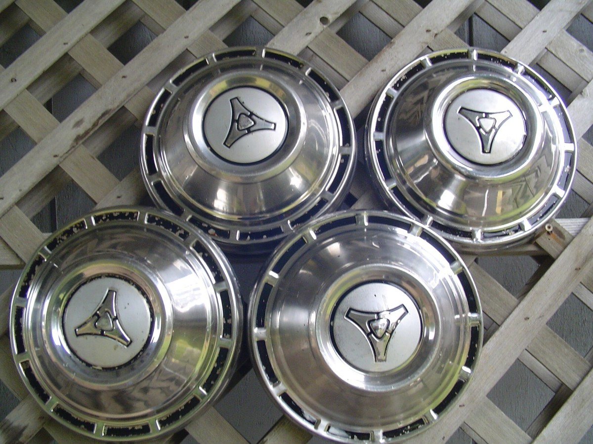 1965 66 1967 PLYMOUTH DODGE CHRYSLER POLICE HUBCAPS WHEEL COVERS