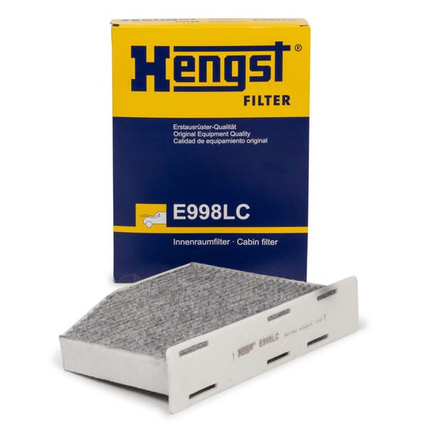 Hengst E998LC Innenraumfilter Aktivkohle FüR Audi A3 Seat Skoda Golf 5 6 Passat-image