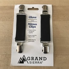 NWT Unisex Grand Sierra Glove  Mitten Clips - Black