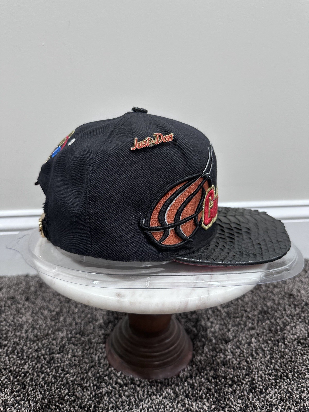 Just Don x Mitchell & Ness NBA Chicago Bulls ‘96 Black Hat image 2