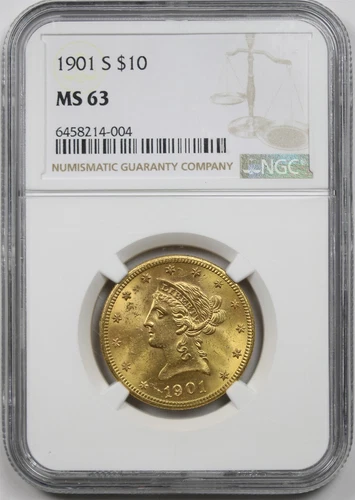 1901-S $10 NGC MS 63 Liberty Head Gold Eagle