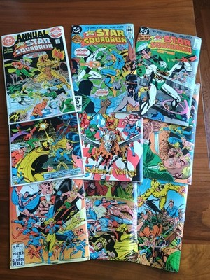 All-Star Squadron 1983,1984 Annuals and #27-#33 DC Comics (9 Issues Total)