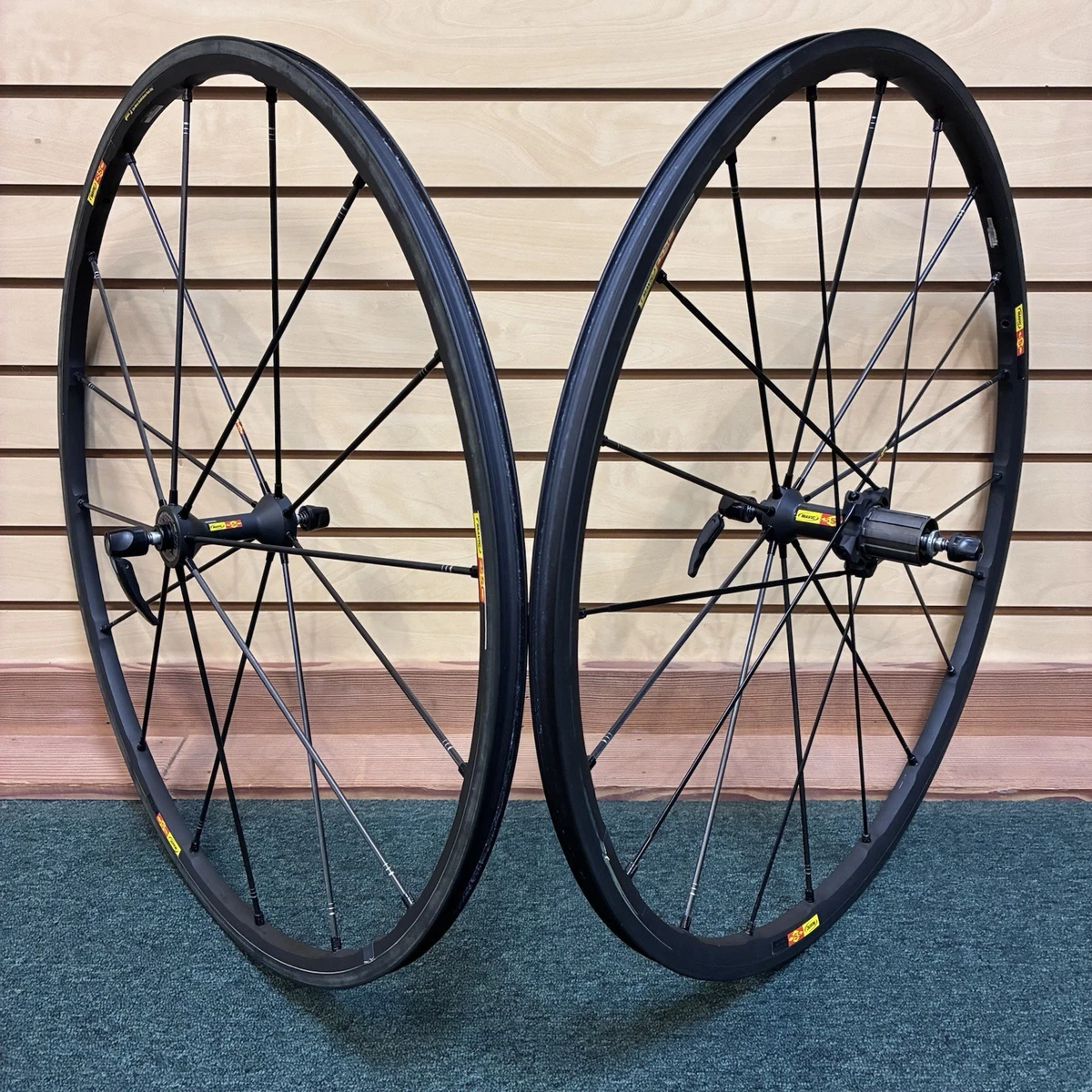 Mavic R-SYS SLR Road Wheel Set W- Carbon Fiber Spokes! Exalith