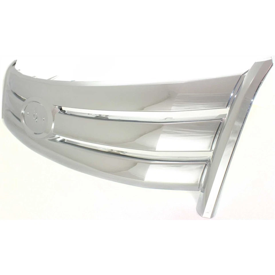 Grille For 2008-2009 Ford Taurus Chrome Plastic - Image 2 of 4