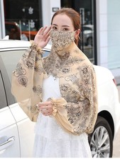 Summer UV Protection Arm Sleeves for Women Driving Outdoor Ice Silk Sun Gloves