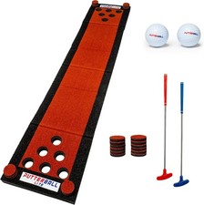Original Golf Putting Game Set Backyard Putting Green Pong Style Golf Mat