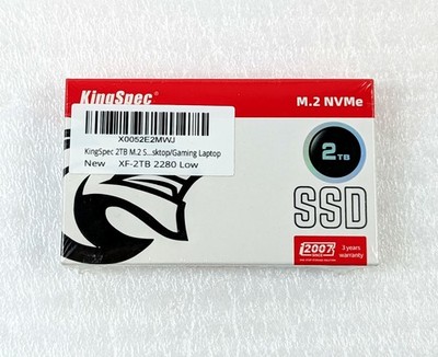 KINGSPEC XF Series 2TB M.2 NVMe 2280 PCIe 4.0 Solid State Drive - NEW Gen4 SSD!