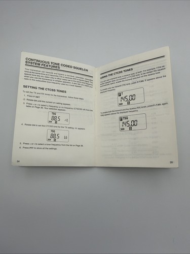 RadioShack HTX-245 Owner’s Manual Mini Handheld 2m/70cm FM Amateur Transceiver - Picture 6 of 6