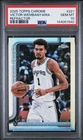 2025 TOPPS CHROME #221 VICTOR WEMBANYAMA REFRACTOR PSA 10 POP 2