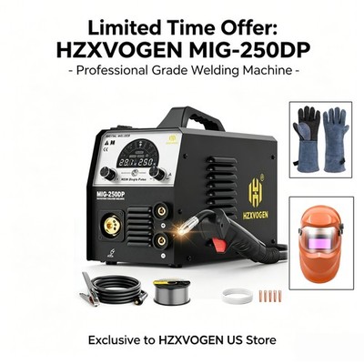 5IN1 Gas/Gasless MIG Welding Machine 220V 200A IGBT Pulse MIG TIG MMA Welder USA