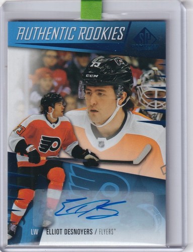 Elliot Desnoyers 2023-24 Upper Deck SP Game Used Auto RC Card #243