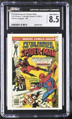 1991 Trading Card Marvel Comics First Covers II Card #3 Spider-Man CGC 8.5 NM/MT