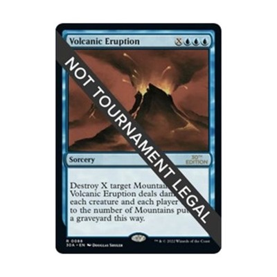 WotC 30th Anniversary Edition Volcanic Eruption (R) NM