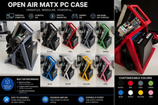 Proworx Open Air MATX PC Case Mini Desktop Open Frame