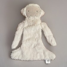 Slumberkins Off White YETI Snugggler Plush Security Blanket Lovey 22 Baby