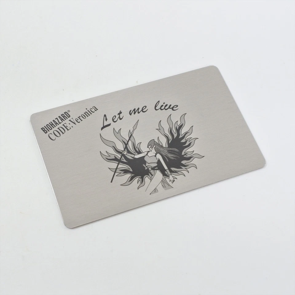 BIOHAZARD Resident Evil CODE VERONICA Limited Rockfort Prison Metal Plate 0826 - Image 4 of 4