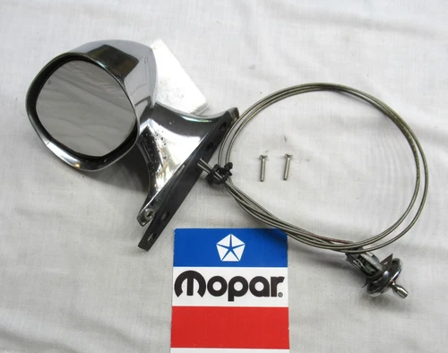 1973 74 Charger SE Rallye Road Runner Satellite driver chrome sport side mirror