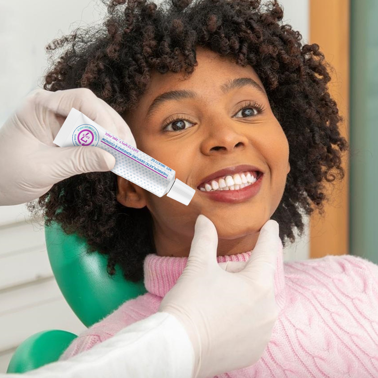 Denture Adhesive Max Hold Thermoplastic Denture Cushion Repair Glue Sealant 20g