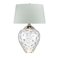 Tischlampe Blaues Entenei Durchsichtig 1X60W/E27+1X7W/Gu10 620LM 3000K Glamour