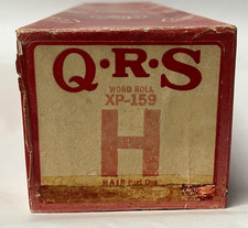 QRS Player Piano Word Roll XP-159 HAIR 'H' Part One