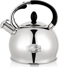 SUSTEAS Stove Top Whistling Tea Kettle - Food Grade Stainless Steel Teakettle Te