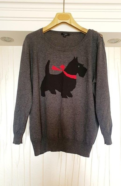 Women Hobbs Sweater Grey Cashmere 38 / M / 46