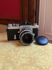 Nikon F 35mm Film SLR Camera with Black F Eye Level Finder + Nikkor 50mm f2 Lens — photo 1