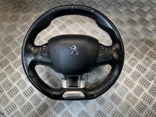 13-19 PEUGEOT 2008/208 GT LINE MULTIFUNCTION LEATHER STEERING WHEEL WITH AIRBAG