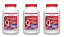 3 Bottles - Dr. Sinatra Omega Q Plus Pro New / Sealed! Exp 10/2026 270 Softgels.